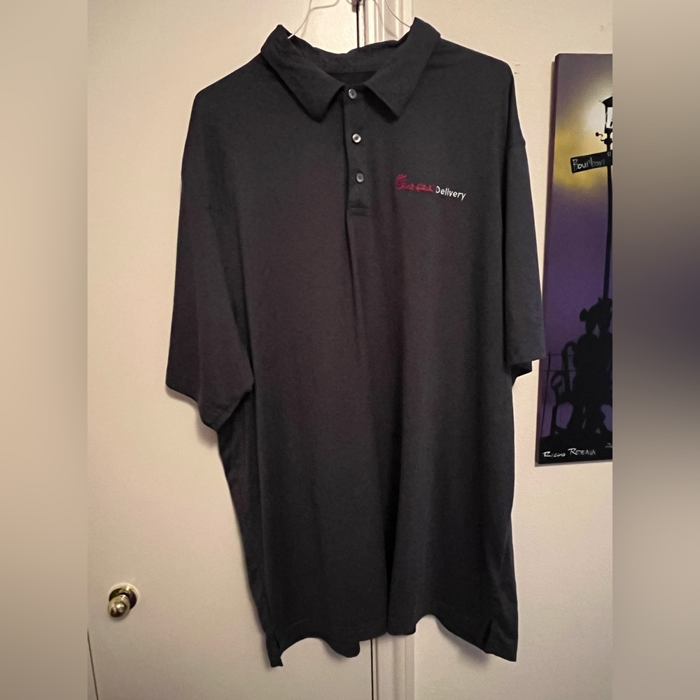 Men’s Heather Gray Dry Fit Polo - XXL